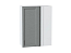 Шкаф верхний прямой угловой Сканди (920х700х345) Белый/Grey Softwood