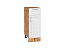 Шкаф нижний с 1-ой дверцей и ящиком Сканди (816х300х480) Дуб Вотан/White Softwood