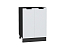 Шкаф нижний с 2-мя дверцами Евро (816х600х478) Graphite/Белый