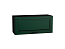 Шкаф верхний горизонтальный Дублин (358х800х318) Graphite/Special Green