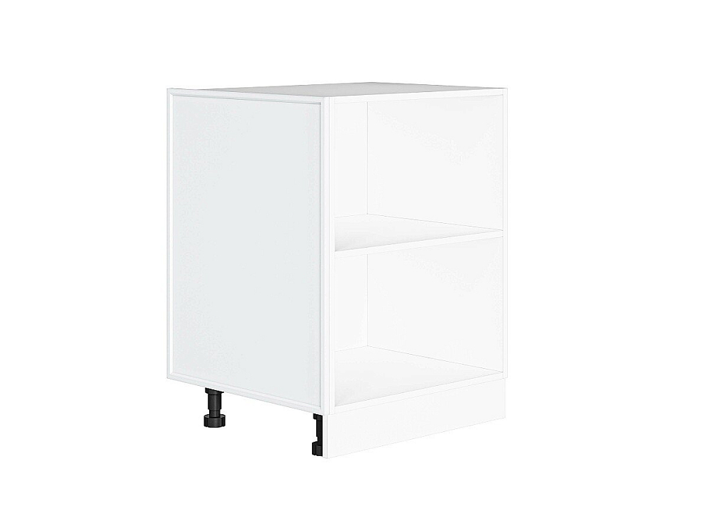 Фасад боковой Фрейм для нижнего шкафа white silk