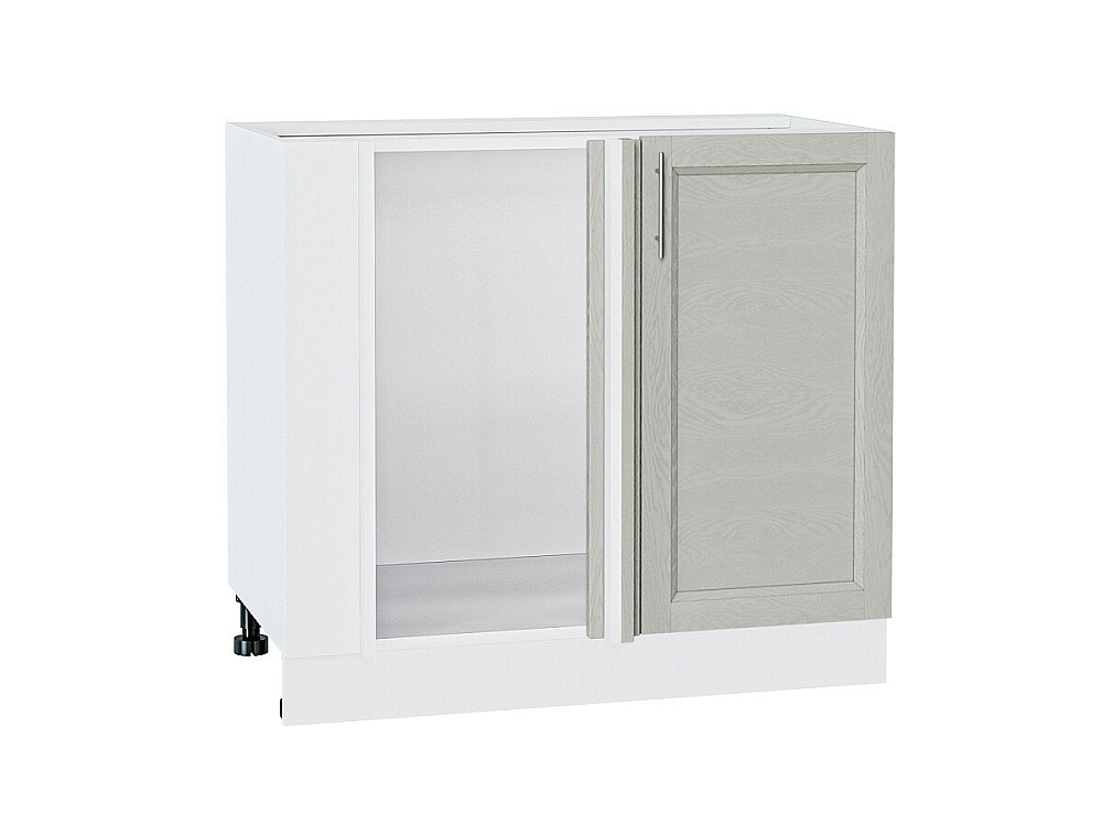 Шкаф нижний угловой Сканди НУ 990М (816х890х480) Белый/cappuccino softwood