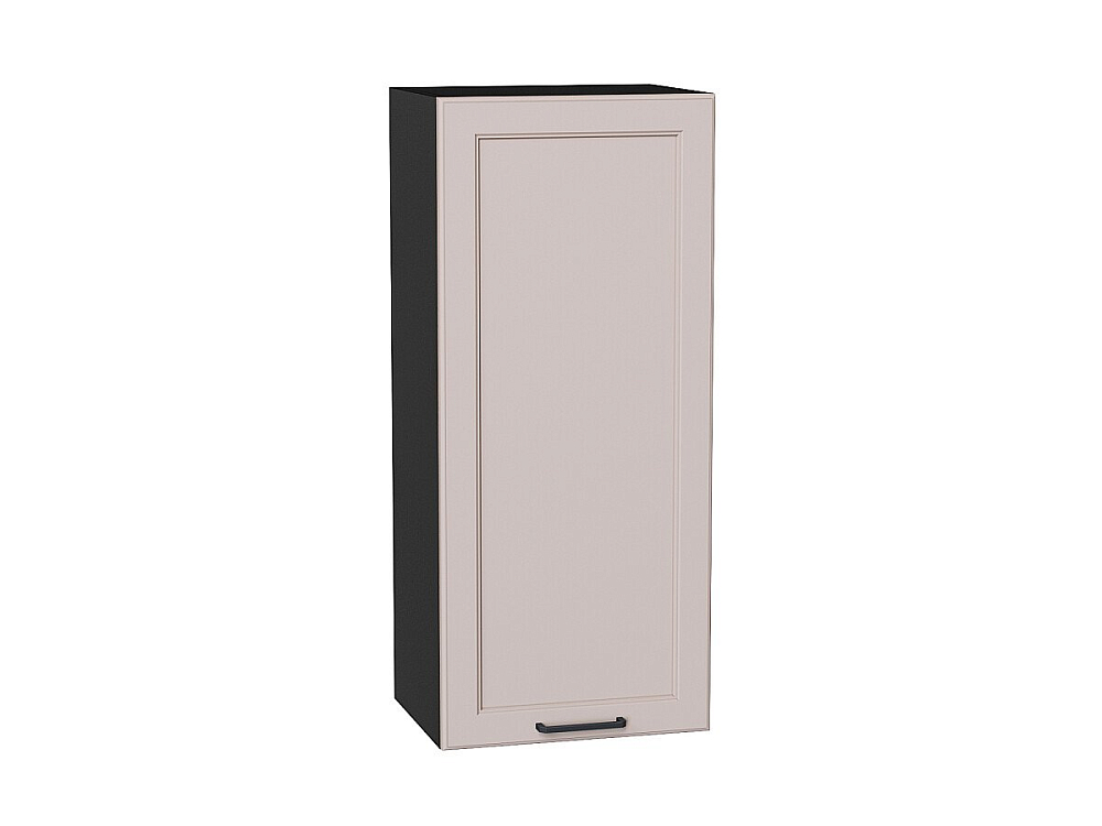 Шкаф верхний с 1-ой дверцей Барселона (920х400х324) graphite/Кашемир