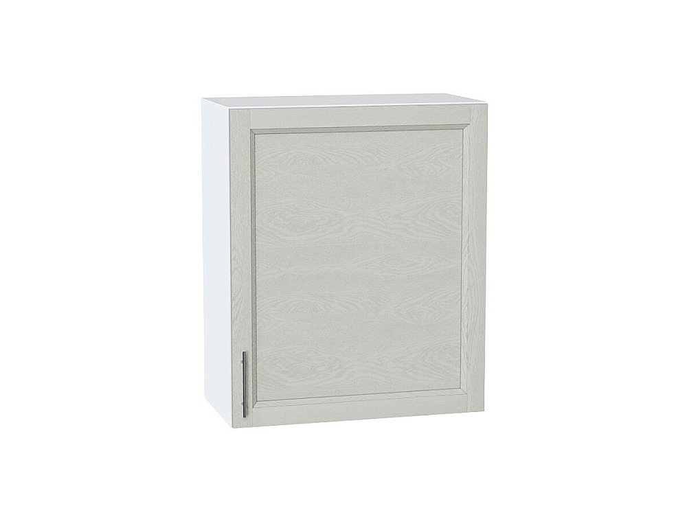 Шкаф верхний с 1-ой дверцей Сканди (716х600х320) Белый/cappuccino softwood