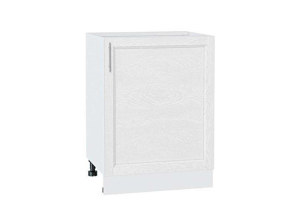 Шкаф нижний с 1-ой дверцей Сканди (816х600х480) Белый/white softwood