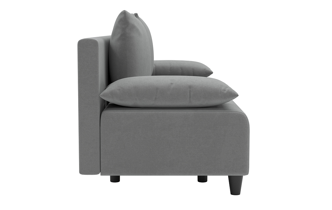 Роджерс М / Диван - кровать 3-х мест велюр parma 25 серый