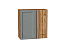 Шкаф верхний прямой угловой Сканди (716х700х345) Дуб Вотан/Grey Softwood