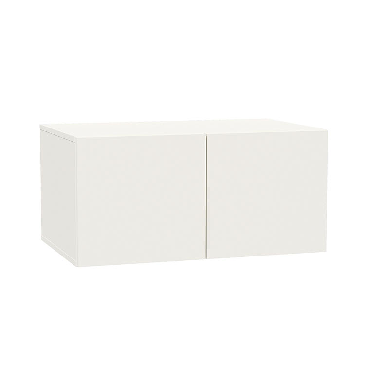 Тумба 95.06 Марко (2-х дв) белый текстурный/ДВПО белый