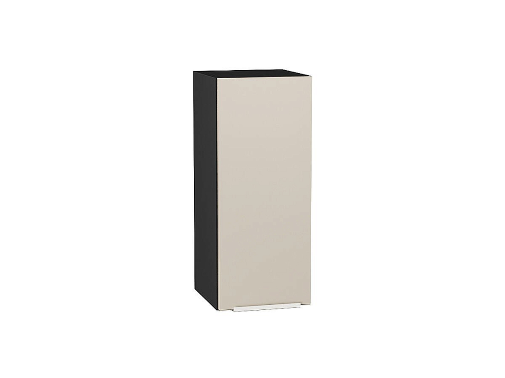 Шкаф верхний с 1-ой дверцей Фьюжн (716х300х320) graphite/cream silk