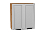 Шкаф верхний с 2-мя дверцами Глетчер (920х800х318) Дуб Вотан/Гейнсборо Силк