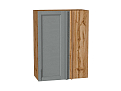 Шкаф верхний прямой угловой Сканди (920х700х345) Дуб Вотан/grey softwood