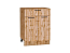 Шкаф нижний с 2-мя дверцами и ящиком Флэт (816х600х478) Дуб Вотан/Wotan Oak 2S