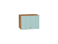 Шкаф верхний горизонтальный Прованс (358х500х318) Дуб Вотан/Голубой