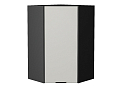Шкаф верхний угловой Евро (920х600х600) graphite/Агат