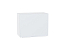 Шкаф верхний горизонтальный Фьюжн (460х600х318) Белый/Silky White