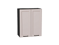 Шкаф верхний с 2-мя дверцами Барселона (716х600х324) graphite/Кашемир