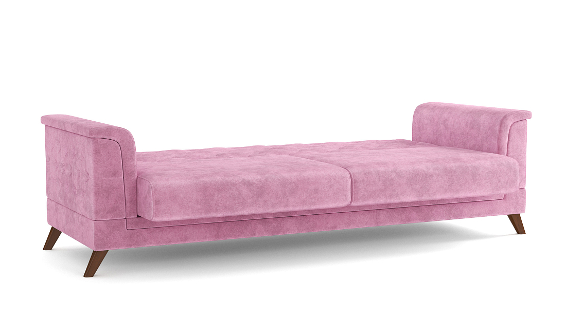 Амарант М / диван - кровать велюр тенерифе розовый