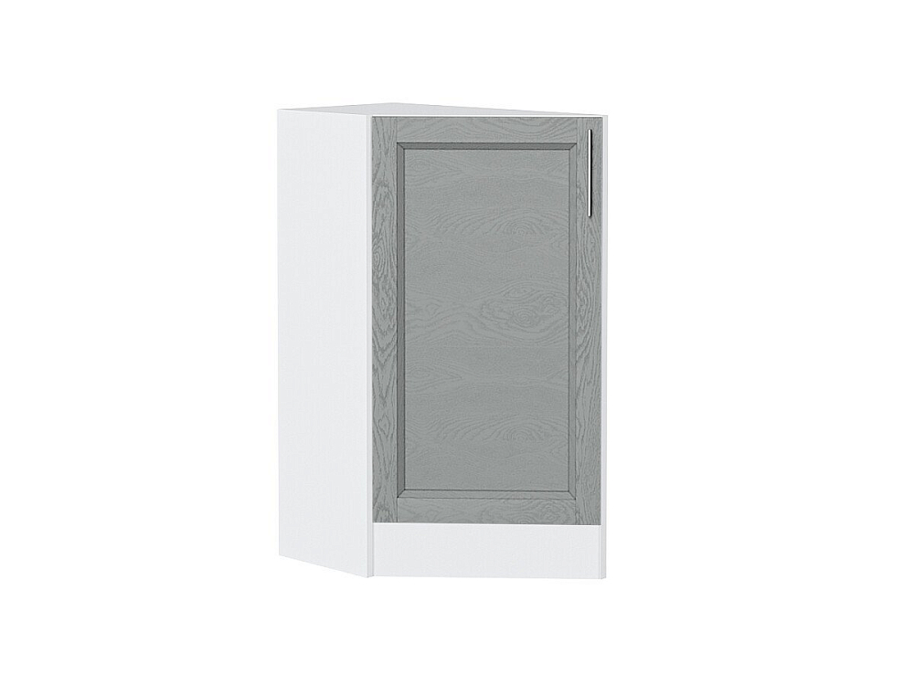 Шкаф нижний торцевой Сканди (816х296х554) Белый/grey softwood