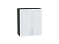 Шкаф верхний с 2-мя дверцами Сканди (716х600х320) Graphite/White Softwood