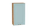 Шкаф верхний с 1-ой дверцей Ницца (920х500х318) Дуб Вотан/Голубой