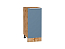 Шкаф нижний с 1-ой дверцей Фьюжн (816х350х480) Дуб Вотан/Silky Blue