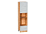 Шкаф пенал с 1-ой дверцей и ящиком под технику Лофт (2336х600х576) Дуб Вотан/Nordic Oak