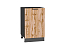 Шкаф нижний с 1-ой дверцей Флэт (816х500х478) Graphite/Wotan Oak 2S
