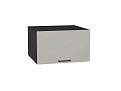 Шкаф верхний горизонтальный глубокий Флэт (358х600х574) graphite/light grey in 2s
