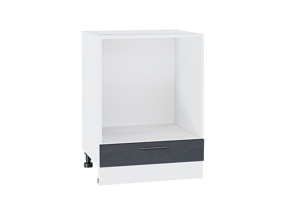 Шкаф нижний под духовку Сканди (816х600х476) Белый/graphite softwood