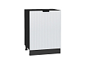 Шкаф нижний с 1-ой дверцей Евро Лайн (816х600х478) graphite/Белый