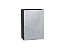Шкаф верхний с 1-ой дверцей Валерия-М (716х500х318) Graphite/Серый металлик дождь светлый