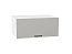 Шкаф верхний горизонтальный глубокий Флэт (358х800х574) Белый/Light Grey In 2S