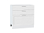 Шкаф нижний с 3-мя ящиками Сканди (816х800х480) Белый/White Softwood