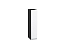 Шкаф верхний бутылочница Валерия-М (716х150х318) Graphite/Белый глянец