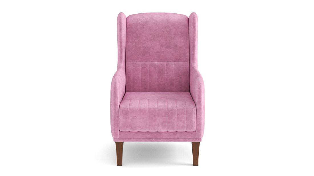 Евромагнат М / Кресло для отдыха велюр тенерифе розовый