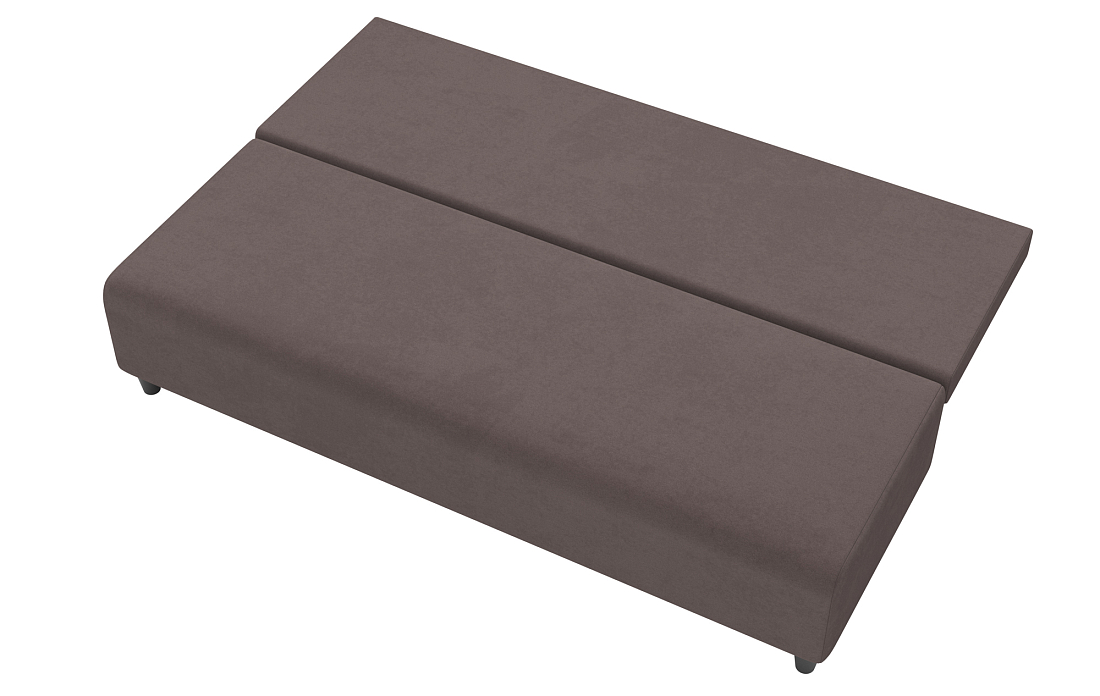 Роджерс М / Диван - кровать 3-х мест велюр parma 14 коричневый