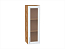 Шкаф верхний с 1-ой остекленной дверцей Сканди (920х300х320) Дуб Вотан/White Softwood