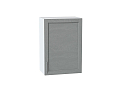 Шкаф верхний с 1-ой дверцей Сканди (716х500х320) Белый/grey softwood