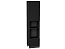 Шкаф пенал с 1-ой дверцей и ящиком под технику Евро (2336х600х574) Graphite/Антрацит