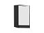 Шкаф нижний торцевой Валерия-М (816х296х552) Graphite/Белый глянец