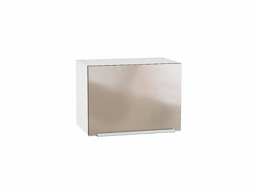 Шкаф верхний горизонтальный Фьюжн (358х500х320) Белый/gallant