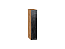 Шкаф верхний бутылочница Валерия-М (716х150х318) Дуб Вотан/Черный металлик дождь