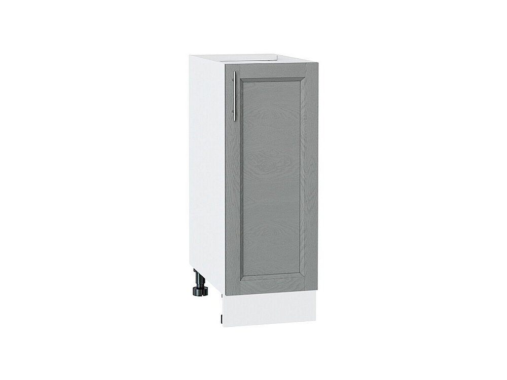 Шкаф нижний с 1-ой дверцей Сканди (816х300х480) Белый/grey softwood