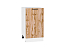 Шкаф нижний с 1-ой дверцей Флэт (816х450х478) Белый/Wotan Oak 2S
