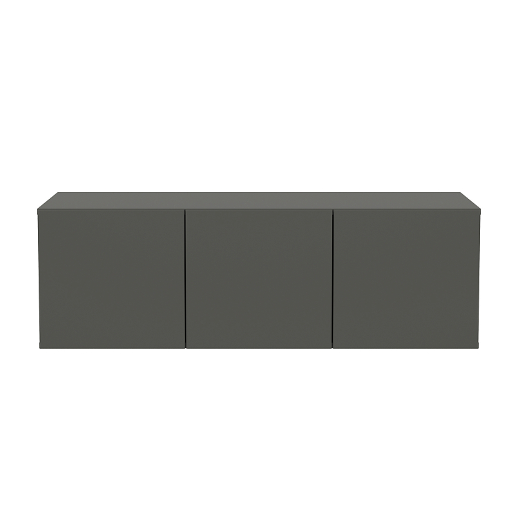 Тумба 95.05 Марко (3-х дв) диамант серый/ДВПО белый