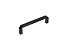 Ручка скоба мебельная СМ-6 (104х7х26) Матовый черный