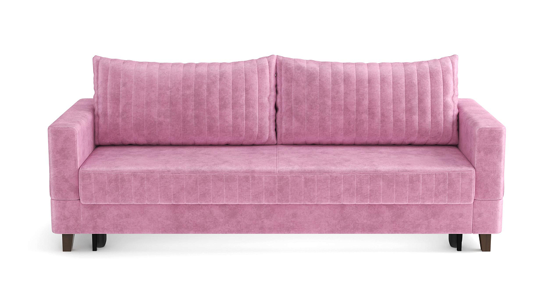 Диван - кровать ЕвроМагнат велюр тенерифе розовый
