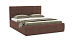 Кровать "Диана" 1400 (Н=1010мм) с подъемным мех. (жаккард тесла шоколад)