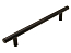 Ручка рейлинг мебельная SIMBOL (252х12х32) Брашированная античная медь