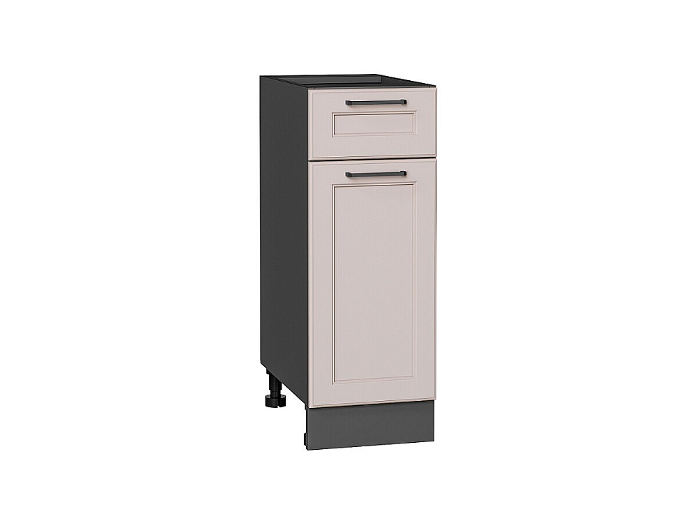 Шкаф нижний с 1-ой дверцей и ящиком Барселона (816х300х484) graphite/Кашемир